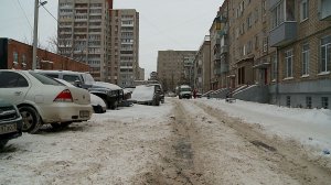 (Рыбинск-40) СУГРОБЫ ВО ДВОРАХ