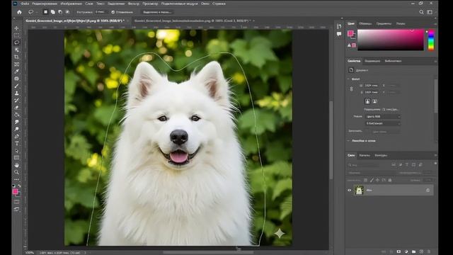 Выделение волос в Photoshop, простой и быстрый способ за 2 минуты смотреть онлайн