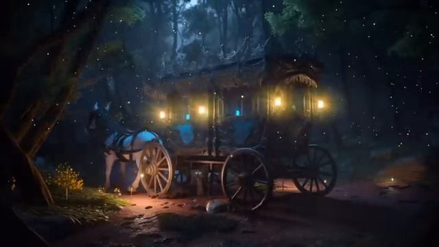 Прогулка в карете по лесу - Музыкальная атмосфера смотреть онлайн