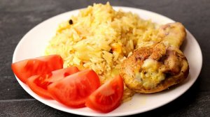 Приятный ужин для всей семьи! Очень вкусный рецепт куриных ножек на рисовой "подушке"!