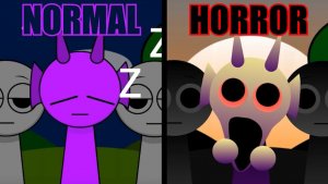 Incredibox Sprunki Nightly：Normal vs Horror