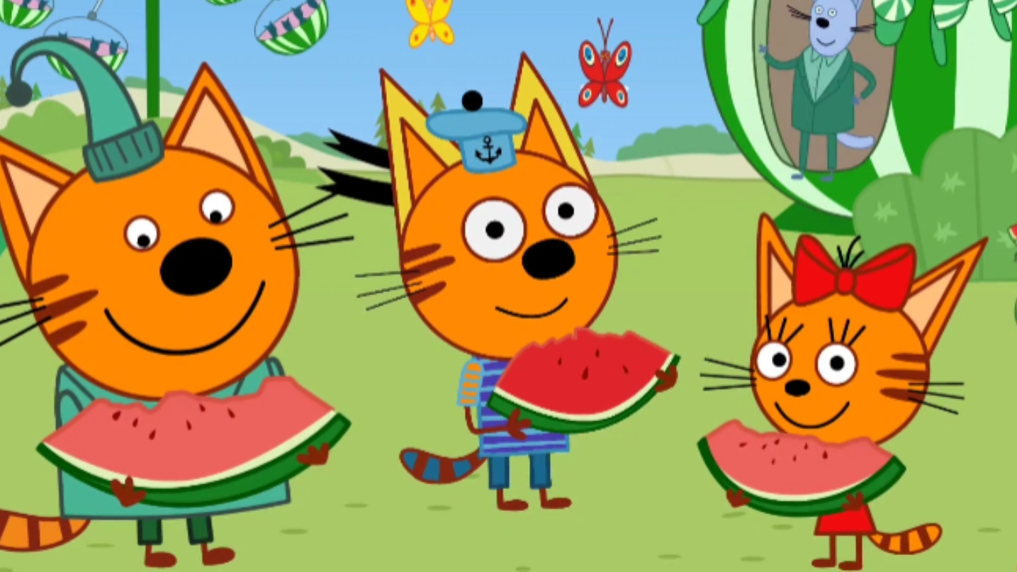 ТРИ КОТА. РАСКРАСКА С ТРЕМЯ КОТАМИ. МУЛЬТФИЛЬМ ИГРА. смотреть онлайн