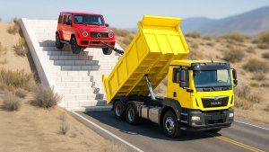 Машинки летают и прыгают! Развивающие мультики Машины помощники. Мультфильмы про машинки