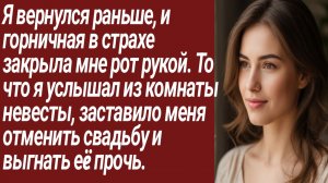 Истории для Вас/Я вернулся раньше, и горничная в страхе закрыла мне рот рукой/Жизненные истории