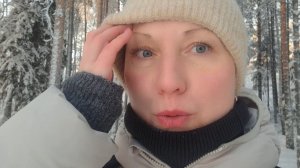 Чуть не провалилась под лед! Страху натерпелась!