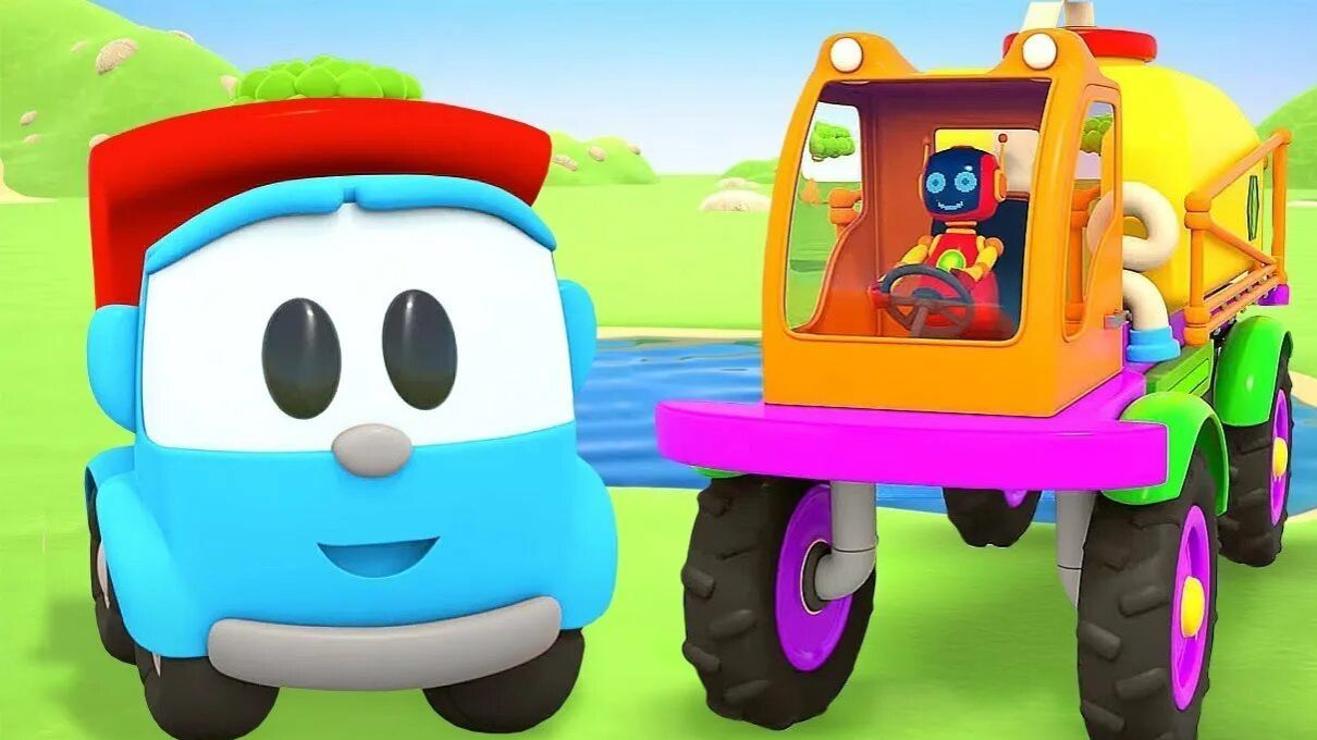 Лева Грузовичок!  Развивающая Игра Для Детей! Игра как Мультик! смотреть онлайн