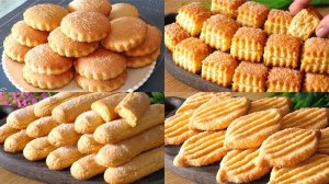 4 лучших рецепта печенья! Самые вкусные и быстрые! Идеально к чаю