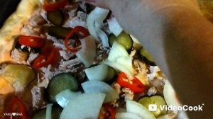 🍕 Домашняя пицца с сырными бортиками дождливым и холодным январским днём)))