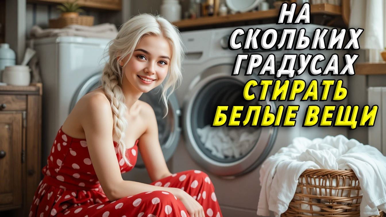 На скольких градусах стирать белые вещи смотреть онлайн