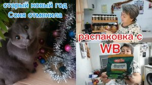 Внезапно Соня разрядила ёлку/Распаковка с wb вкусняшки и полезное