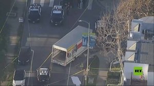 شاحنة تدهس حشدا في لوس أنجلوس أثناء مظاهرة ضد "النظام الإيراني"