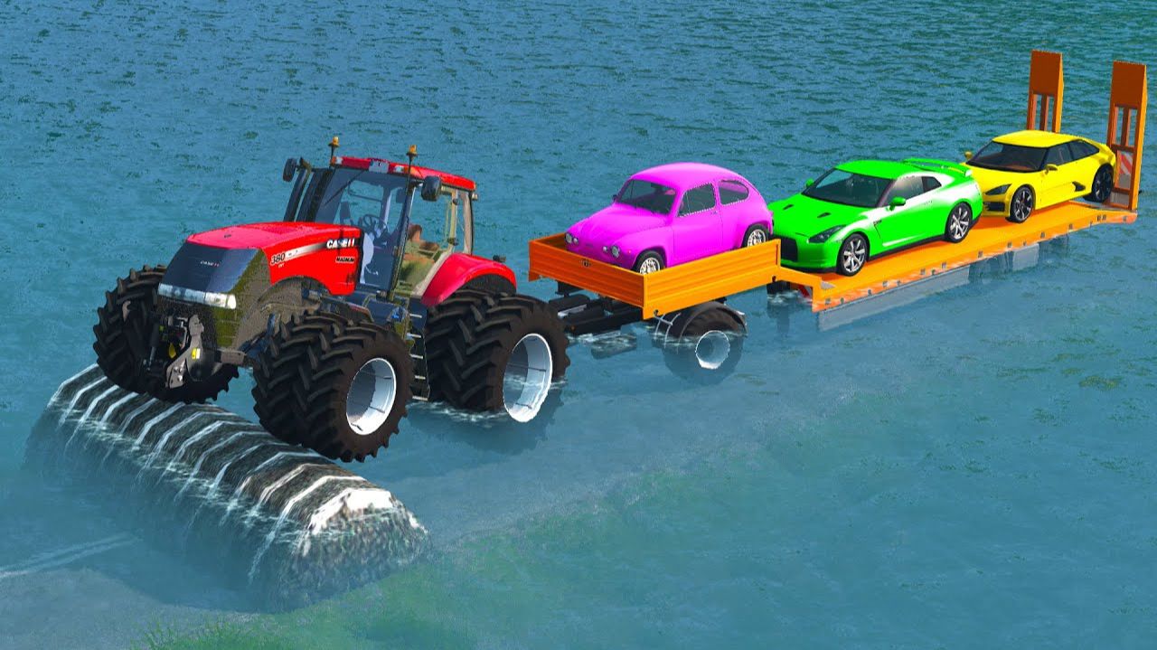 Машины против воды #10 😱 | BeamNG.Drive | Бемиджи Драйв смотреть онлайн