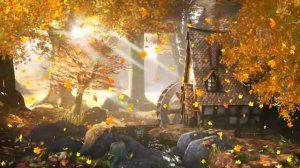 ХИЖИНА ДРУИДОВ В ЛЕСУ - Волшебный осенний лес