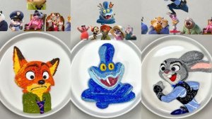 ЗВЕРОПОЛИС СЛАЙМ! СМЕШИВАЕМ ЦВЕТА ПО МУЛЬТИКУ ЗВЕРОПОЛИС 2 ПЕРСОНАЖИ ИЗ МУЛЬТИКА РЕАКЦИЯ