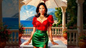 ПОРТРЕТ ЯПОНСКОЙ ДЕВУШКИ нейросеть