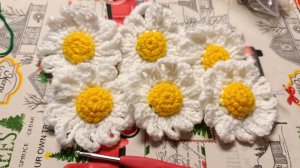 Мастер-класс Ромашка крючком