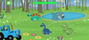 Синий трактор. Учим динозавров