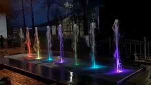 Пешеходный фонтан в г. Сосенский