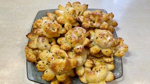 "СОЛНЫШКИ" - выпечка с НАЧИНКОЙ из ТВОРОГА