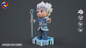Jack Frost Stylized 3d model