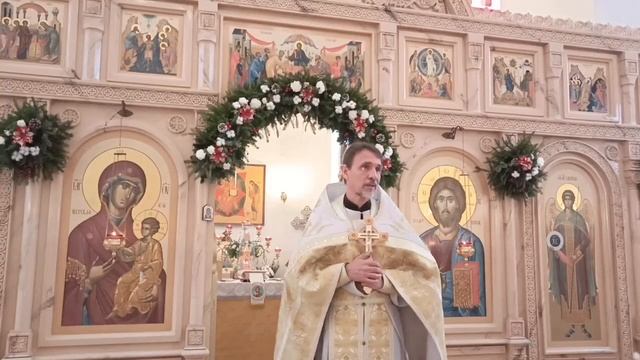 Неделя 31-я по Пятидесятнице. Воскресная проповедь 11.01.2026 смотреть онлайн