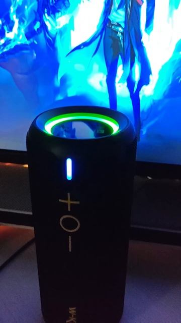 Колонка W-King D320 и синий туман. смотреть онлайн