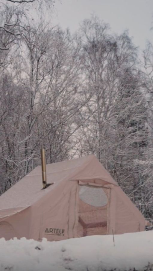 Надувная палатка Tiso — ваш тёплый дом в любых условиях смотреть онлайн