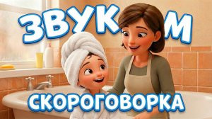 Скороговорка. Звук М. Попробуй повтори!