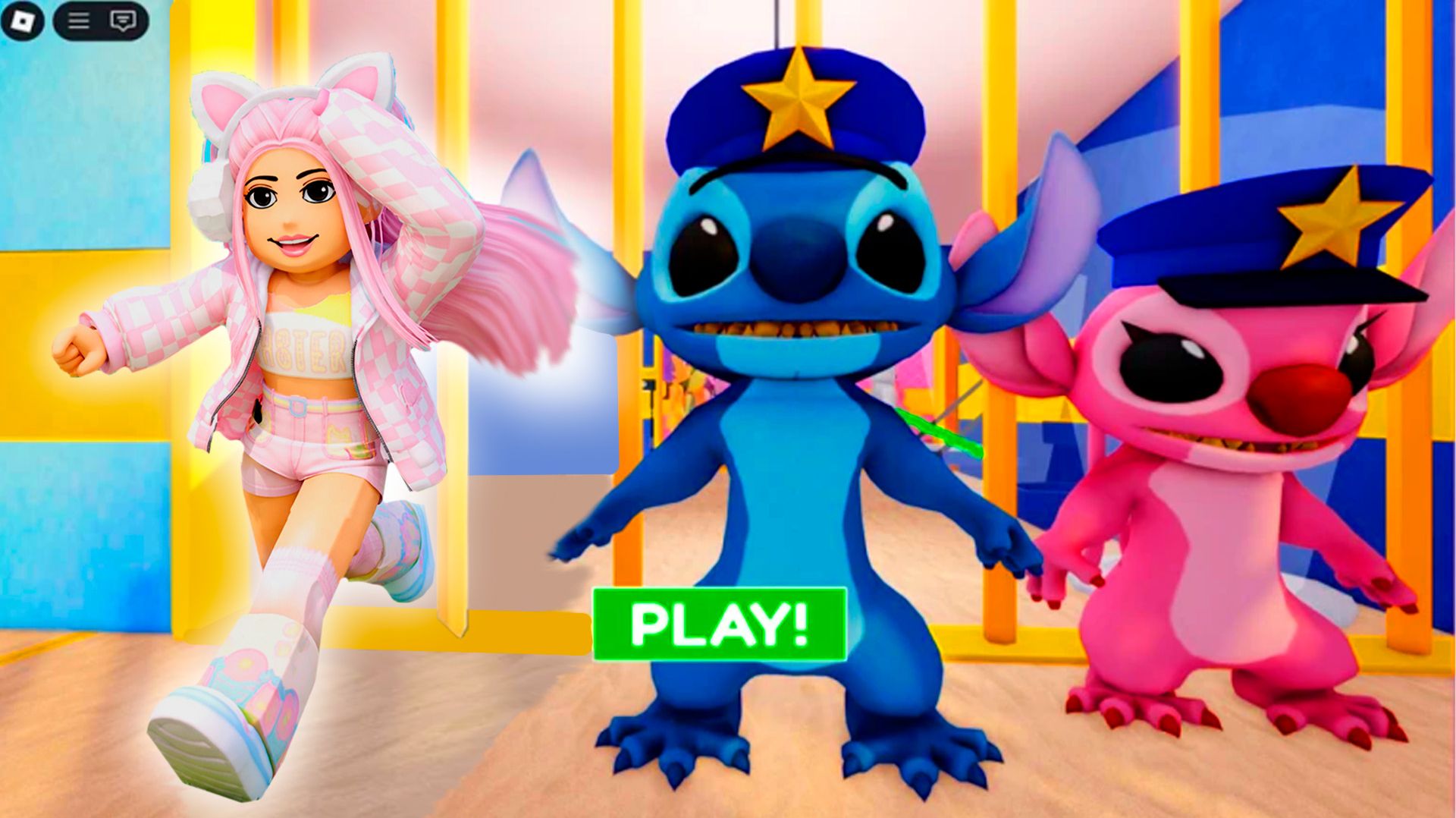 ПОБЕГ ИЗ ТЮРЬМЫ МОНСТРИКОВ СТИЧА В РОБЛОКС смотреть онлайн