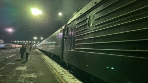 ЭП1П-024 прибывает на станцию Иркутск-Пассажирский