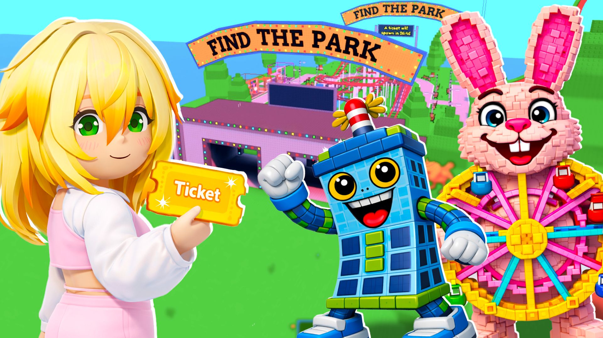 Новый ПАРК и НОВЫЕ Брейнроты в Find the Brainrot Roblox | БлокиТоки смотреть онлайн