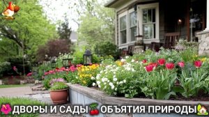 Дворы и сады 🍒 идеи оформления дачи в объятиях природы 🏡 (21) 🌳