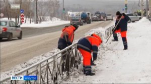 Более 15 000 тонн снега вывезли с улиц Иркутска с начала года