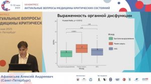 Хронич критическое состояние исход септ процесса Афанасьев А.А. 2025
