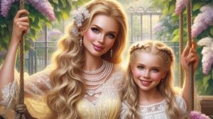 Со Всемирным праздником днём Дочери. Роскошная музыкальная открытка.