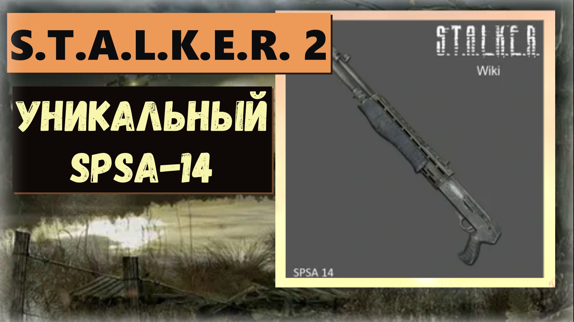 S.T.A.L.K.E.R. 2: Heart of Chornobyl Тайник в «Бетонном лесу» и уникальное ружьё в нём. Свалка смотреть онлайн