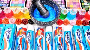 Мультики для девочек. Слайм из теней для век в виде зубной пасты. Мультики для малышей и детей.