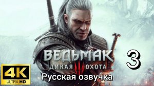 Ведьмак 3: Дикая Охота. Третья серия. Русская озвучка