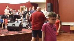 Белый пароход - "Дети и война". Репетиция перед концертом