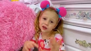 Nastya Learns How To Foster a Kittens