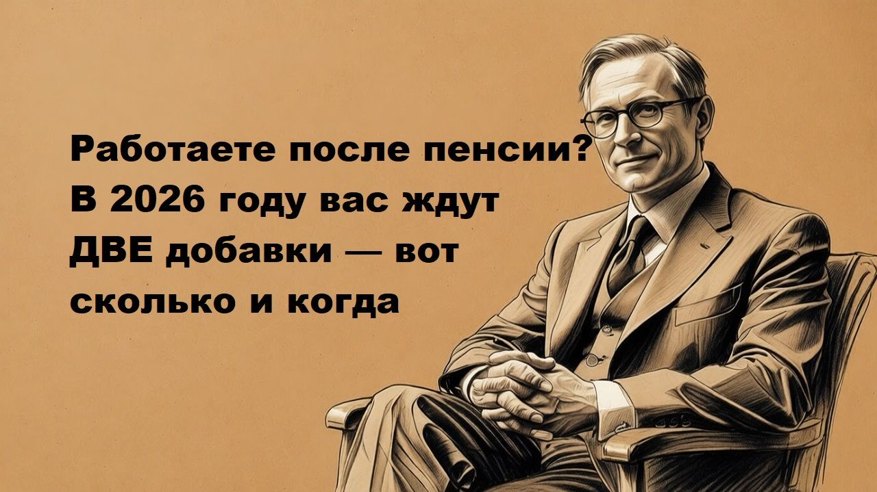 Добавка пенсии в 2026 году работающим пенсионерам смотреть онлайн