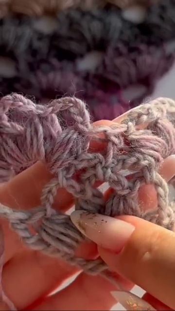 Повторяй всего 2 ряда! 🌸 Волшебные цветы! 🌸 Magic crochet shawl