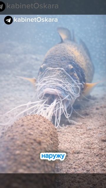 Океан умеет удивлять, как морской огурец спасает свою жизнь #shorts #океан #касатки #море #морскиеоб