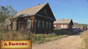 Деревня в глубинке. Не заброшенная деревня среди лесов. Тихое и живописное место. Заброшенные дома.