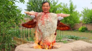 Тушеная бычья голова целиком. Нежная и невероятно сочная, без костей. Кухня Китая