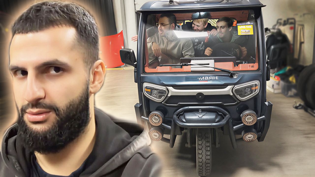 Первый выезд Анара и Стила на ТРИЦИКЛЕ. смотреть онлайн