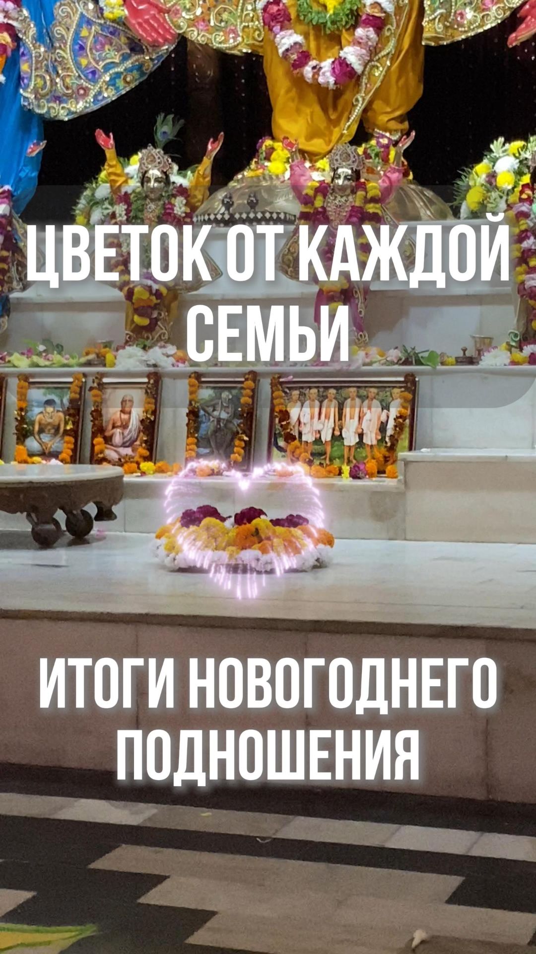 Цветок от каждой семьи! Итоги новогодней акции 🌸 смотреть онлайн