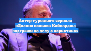 Актер турецкого сериала «Долина волков» Кайнарджа задержан по делу о наркотиках