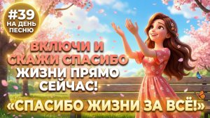 НА ДЕНЬ ПЕСНЮ #39 | ВЕСЁЛАЯ ПЕСНЯ-АФФИРМАЦИЯ НА БЛАГОДАРНОСТЬ | «СПАСИБО ЖИЗНИ ЗА ВСЁ» 🙏✨