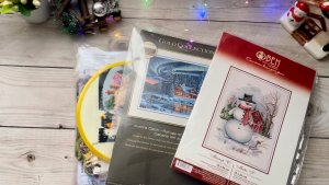 27. Что вышивала в конце декабря! Покупки и подарки